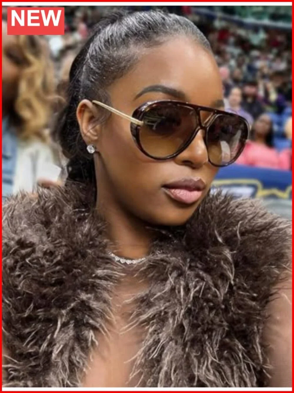 Oversized Retro Aviator Sunglasses UV400 Protection 3 Pack